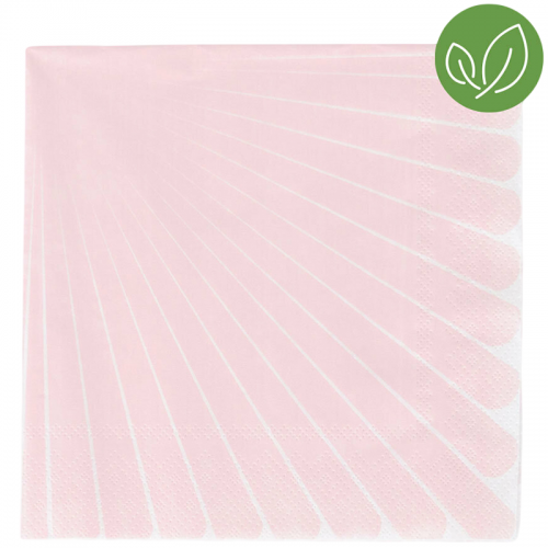 Guardanapos Rosa Claro Riscas